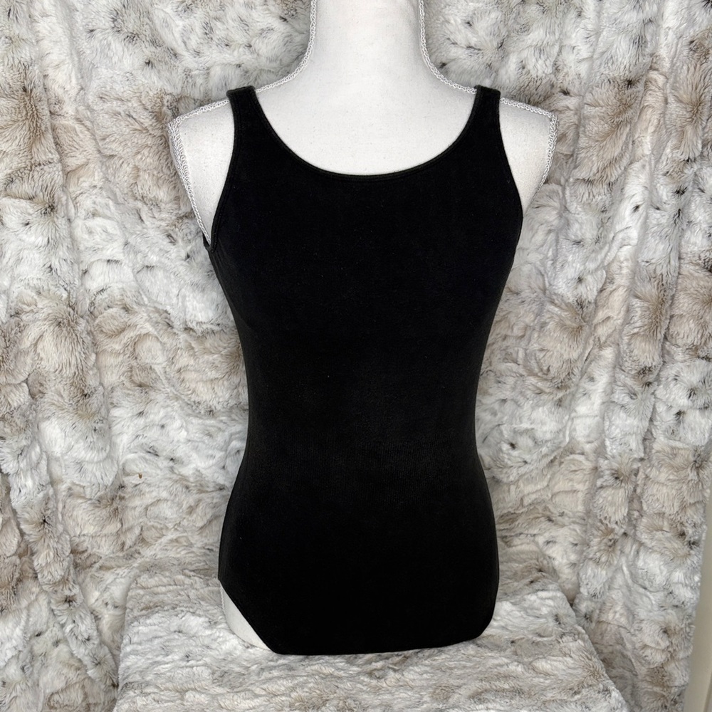 Balera Black Dancewear Leotard. Adult Medium